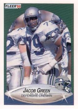 #266 Jacob Green - Seattle Seahawks - 1990 Fleer Football