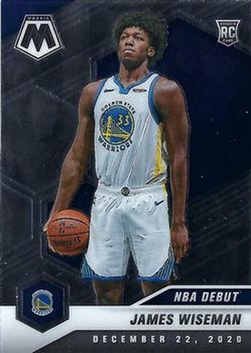 #266 James Wiseman - Golden State Warriors - 2020-21 Panini Mosaic Basketball