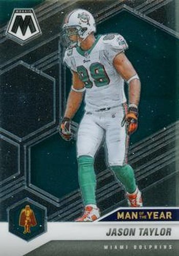 #266 Jason Taylor - Miami Dolphins - 2021 Panini Mosaic Football