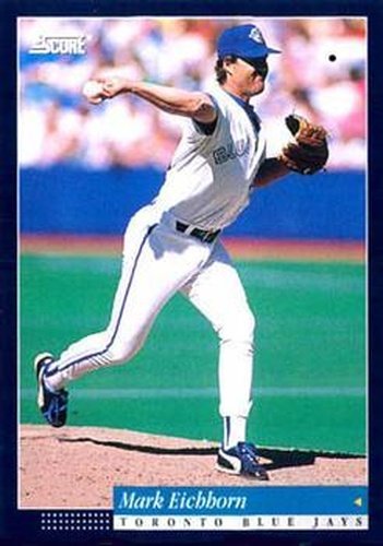 #266 Mark Eichhorn - Toronto Blue Jays -1994 Score Baseball