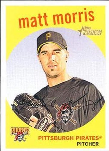 #266 Matt Morris - Pittsburgh Pirates - 2008 Topps Heritage Baseball