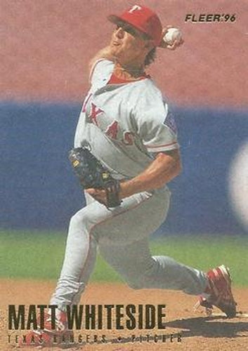 #266 Matt Whiteside - Texas Rangers - 1996 Fleer Baseball