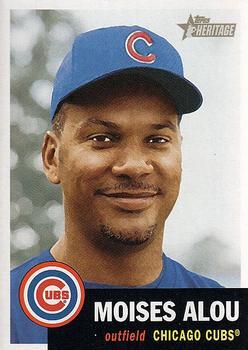#266 Moises Alou - Chicago Cubs - 2002 Topps Heritage Baseball