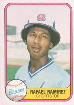#266 Rafael Ramirez - Atlanta Braves - 1981 Fleer Baseball