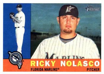 #266 Ricky Nolasco - Florida Marlins - 2009 Topps Heritage Baseball