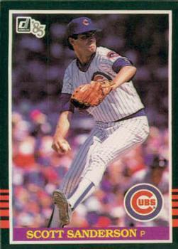#266 Scott Sanderson - Chicago Cubs - 1985 Donruss Baseball