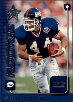 #266 Sean Bennett - New York Giants - 1999 Leaf Rookies & Stars Football