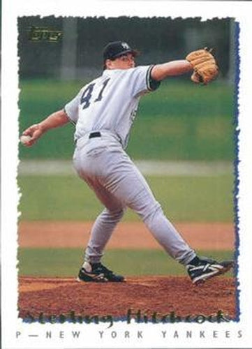 #266 Sterling Hitchcock - New York Yankees - 1995 Topps Baseball