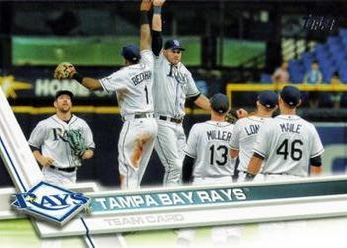 #266 Tampa Bay Rays - Tampa Bay Rays - 2017 Topps Baseball