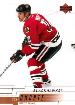 #266 Tony Amonte - Chicago Blackhawks - 2000-01 Upper Deck Hockey