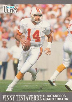 #266 Vinny Testaverde - Tampa Bay Buccaneers - 1991 Ultra Football