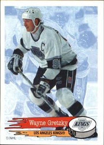 #266 Wayne Gretzky - Los Angeles Kings - 1995-96 Panini Hockey Stickers