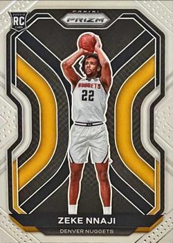 #266 Zeke Nnaji - Denver Nuggets - 2020-21 Panini Prizm Basketball