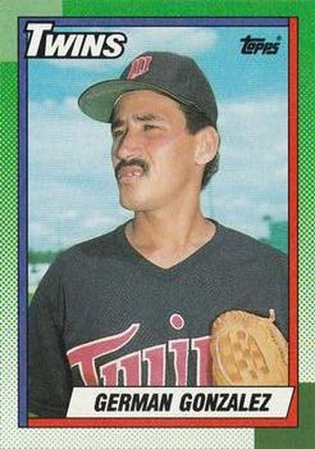 #266 German Gonzalez - Minnesota Twins - 1990 Topps Baseball