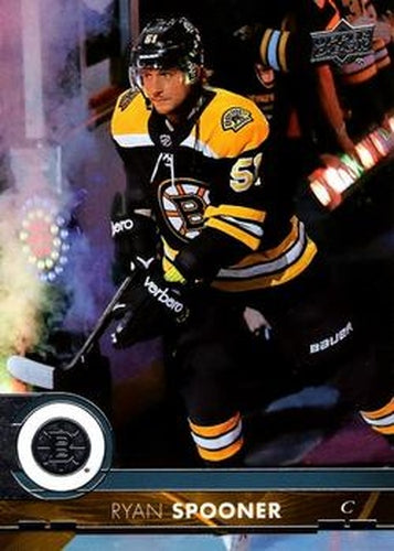 #266 Ryan Spooner - Boston Bruins - 2017-18 Upper Deck Hockey