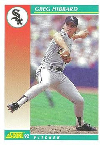 #266 Greg Hibbard - Chicago White Sox - 1992 Score Baseball