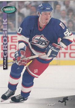 #266 Michal Grosek - Winnipeg Jets - 1994-95 Parkhurst Hockey