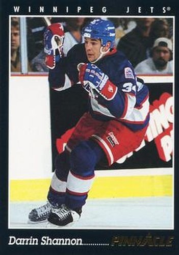 #266 Darrin Shannon - Winnipeg Jets - 1993-94 Pinnacle Hockey