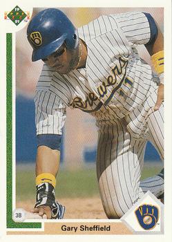#266 Gary Sheffield - Milwaukee Brewers - 1991 Upper Deck Baseball