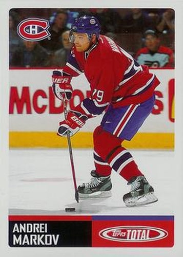 #266 Andrei Markov - Montreal Canadiens - 2002-03 Topps Total Hockey