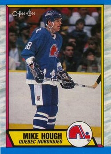 #266 Mike Hough - Quebec Nordiques - 1989-90 O-Pee-Chee Hockey