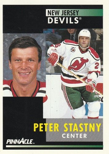 #266 Peter Stastny - New Jersey Devils - 1991-92 Pinnacle Hockey