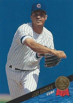 #266 Jose Guzman - Chicago Cubs - 1993 Leaf Baseball
