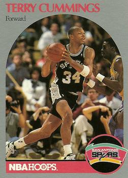 #266 Terry Cummings - San Antonio Spurs - 1990-91 Hoops Basketball