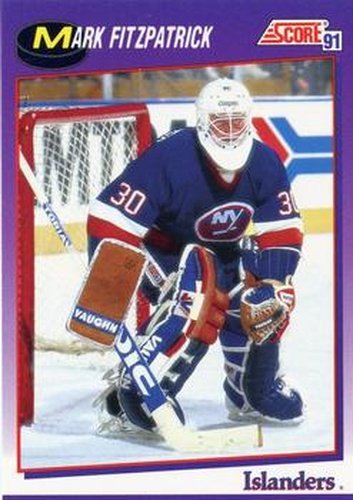 #266 Mark Fitzpatrick - New York Islanders - 1991-92 Score American Hockey