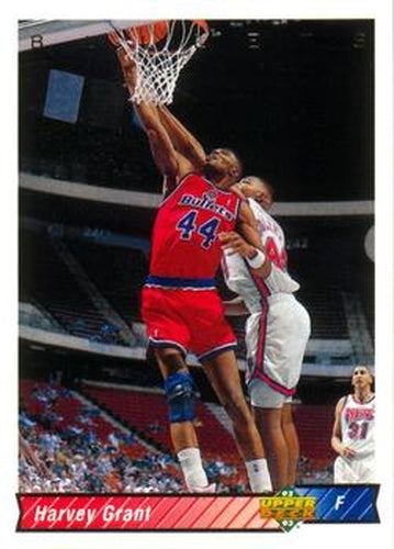 #266 Harvey Grant - Washington Bullets - 1992-93 Upper Deck Basketball