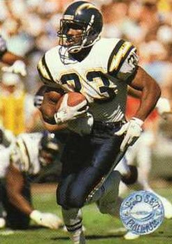 #266 Ronnie Harmon - San Diego Chargers - 1991 Pro Set Platinum Football