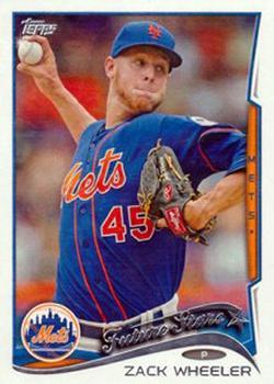 #266b Zack Wheeler - New York Mets - 2014 Topps Baseball