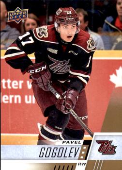 #267 Pavel Gogolev - Peterborough Petes - 2017-18 Upper Deck CHL Hockey