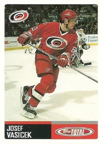 #267 Josef Vasicek - Carolina Hurricanes - 2002-03 Topps Total Hockey