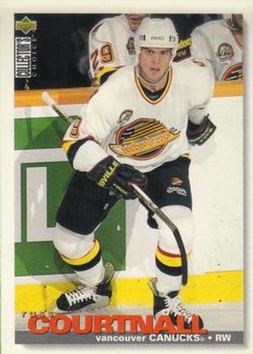 #267 Russ Courtnall - Vancouver Canucks - 1995-96 Collector's Choice Hockey