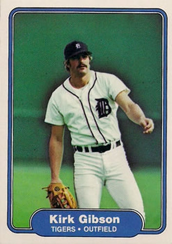 #267 Kirk Gibson - Detroit Tigers - 1982 Fleer Baseball