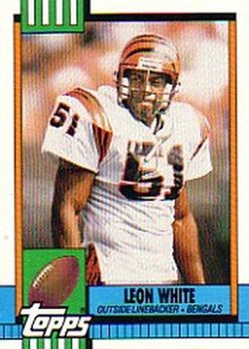 #267 Leon White - Cincinnati Bengals - 1990 Topps Football