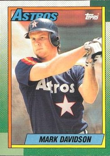 #267 Mark Davidson - Houston Astros - 1990 O-Pee-Chee Baseball