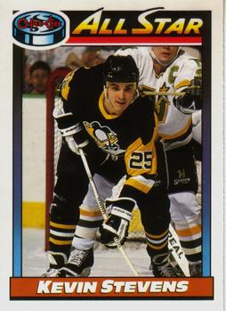 #267 Kevin Stevens - Pittsburgh Penguins - 1991-92 O-Pee-Chee Hockey