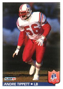 #267 Andre Tippett - New England Patriots - 1992 Fleer Football