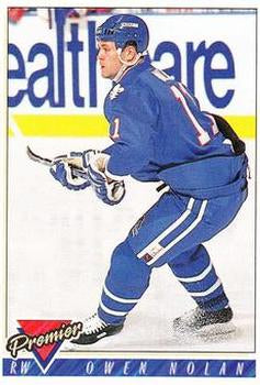 #267 Owen Nolan - Quebec Nordiques - 1993-94 Topps Premier Hockey