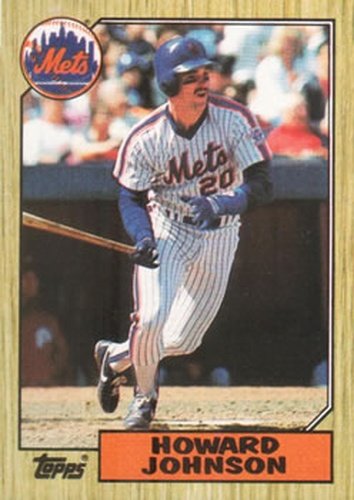 #267 Howard Johnson - New York Mets - 1987 Topps Baseball