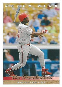 #267 Wes Chamberlain - Philadelphia Phillies - 1993 Upper Deck Baseball