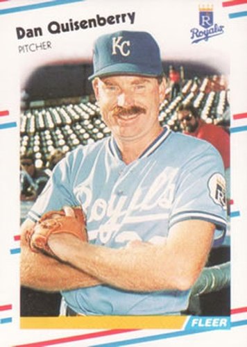 #267 Dan Quisenberry - Kansas City Royals - 1988 Fleer Baseball