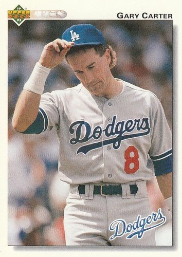 #267 Gary Carter - Los Angeles Dodgers - 1992 Upper Deck Baseball