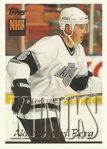 #267 Aki Berg - Los Angeles Kings - 1995-96 Topps Hockey