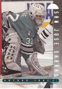 #267 Arturs Irbe - San Jose Sharks - 1995-96 Leaf Hockey