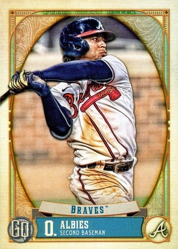 #267 Ozzie Albies - Atlanta Braves - 2021 Topps Gypsy Queen Baseball