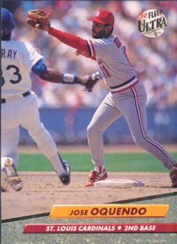 #267 Jose Oquendo - St. Louis Cardinals - 1992 Ultra Baseball