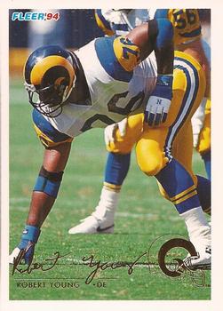 #267 Robert Young - Los Angeles Rams - 1994 Fleer Football